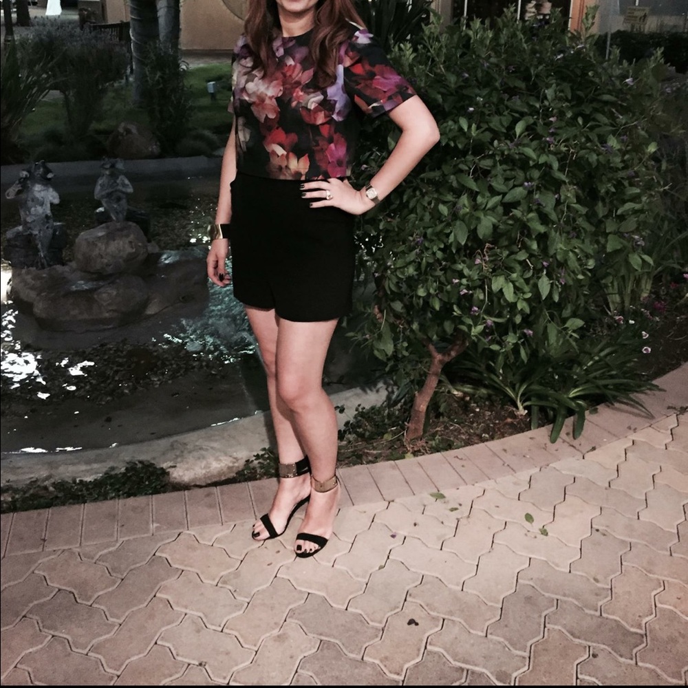 - Ted baker jumpsuit with floral prints